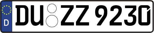 DU-ZZ9230