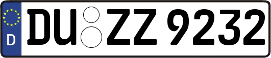 DU-ZZ9232