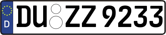DU-ZZ9233