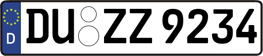 DU-ZZ9234