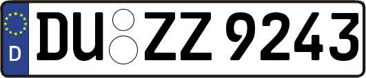 DU-ZZ9243