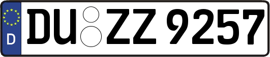 DU-ZZ9257