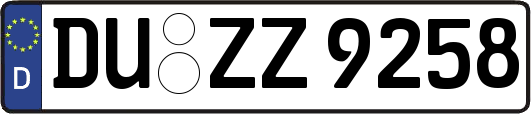 DU-ZZ9258
