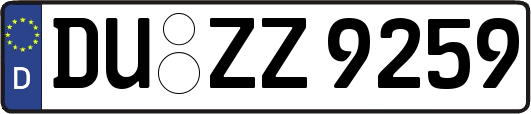 DU-ZZ9259