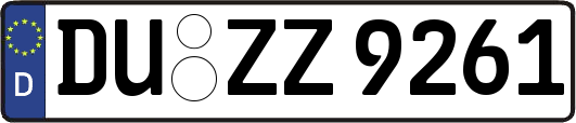 DU-ZZ9261