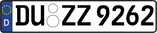 DU-ZZ9262