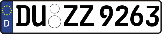 DU-ZZ9263