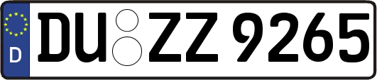 DU-ZZ9265