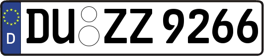 DU-ZZ9266