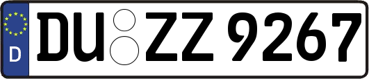 DU-ZZ9267