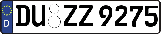 DU-ZZ9275