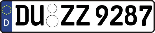 DU-ZZ9287