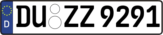 DU-ZZ9291