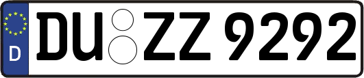 DU-ZZ9292
