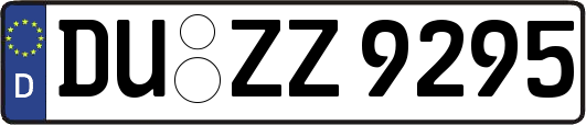DU-ZZ9295
