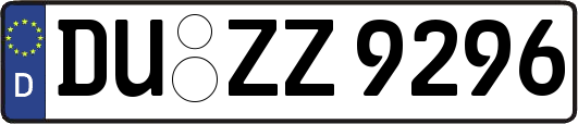 DU-ZZ9296