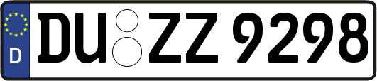 DU-ZZ9298