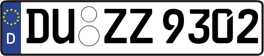 DU-ZZ9302