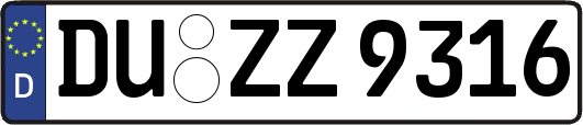 DU-ZZ9316