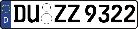 DU-ZZ9322