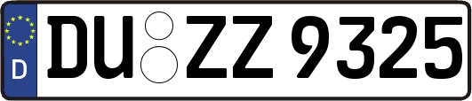 DU-ZZ9325