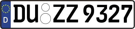 DU-ZZ9327