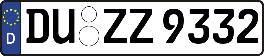 DU-ZZ9332
