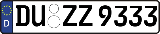 DU-ZZ9333