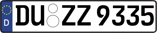 DU-ZZ9335