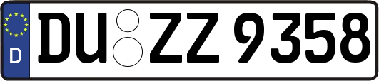 DU-ZZ9358