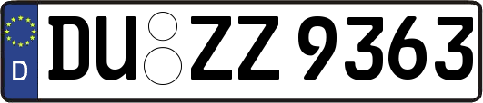 DU-ZZ9363