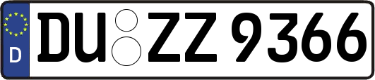 DU-ZZ9366