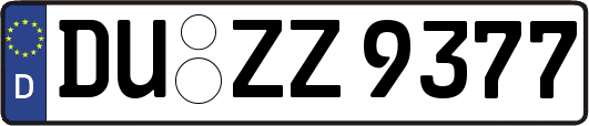 DU-ZZ9377