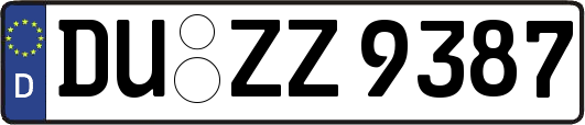DU-ZZ9387