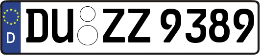 DU-ZZ9389