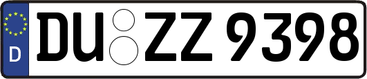 DU-ZZ9398
