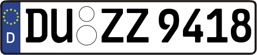DU-ZZ9418