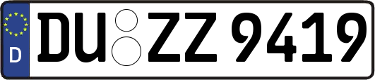 DU-ZZ9419
