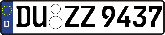 DU-ZZ9437