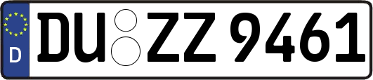 DU-ZZ9461