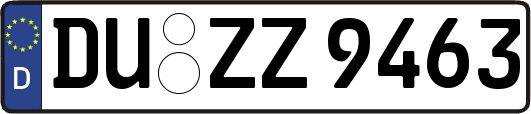 DU-ZZ9463