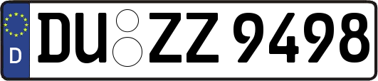 DU-ZZ9498