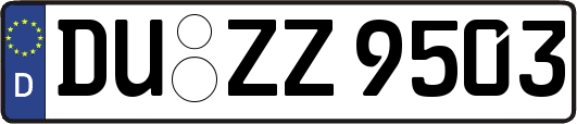 DU-ZZ9503