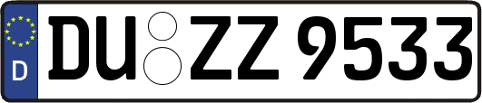 DU-ZZ9533