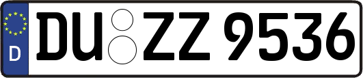 DU-ZZ9536