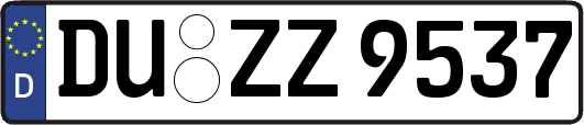DU-ZZ9537