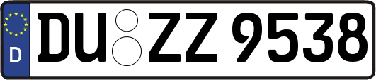 DU-ZZ9538