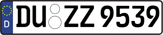 DU-ZZ9539