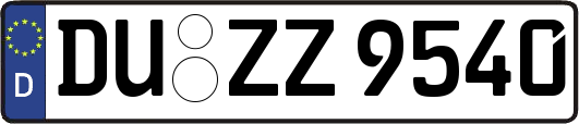 DU-ZZ9540