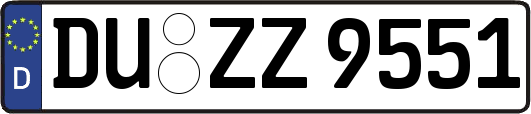 DU-ZZ9551